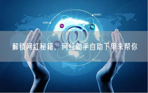 解锁网红秘籍，网红助手自助下单来帮你