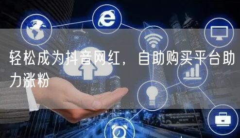 轻松成为抖音网红，自助购买平台助力涨粉